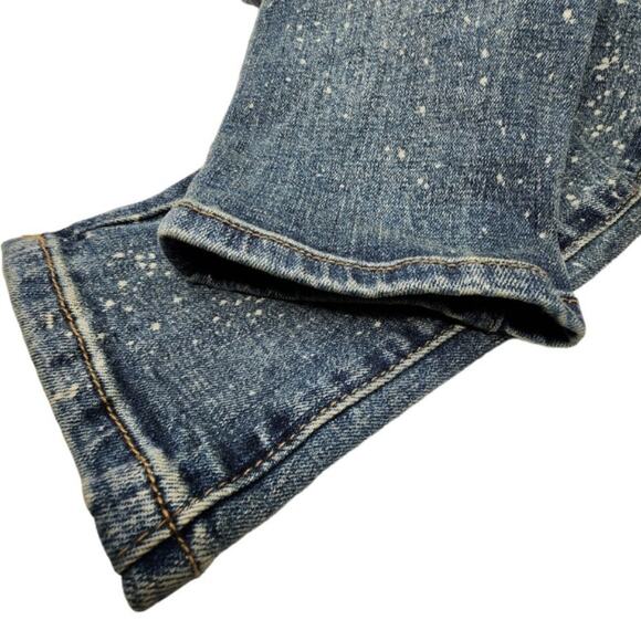 MNML Bleach Distressed Skinny Jeans Mens Size 29 - Picture 8 of 11